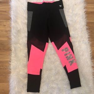 Victoria Secret Pink Flat Bling Leggings